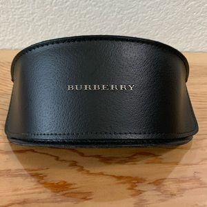 Burberry Black Leather Sunglasses Case
